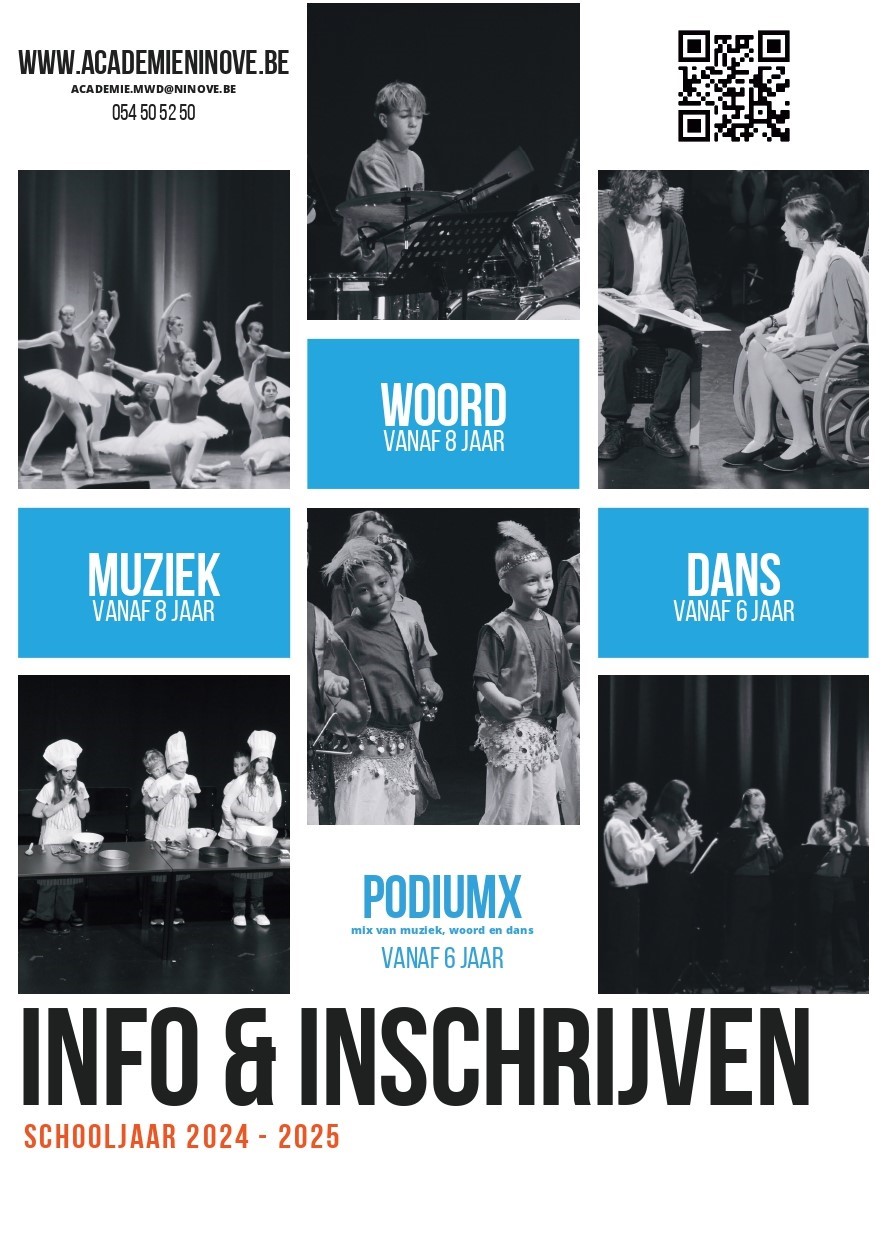 Infodagen en inschrijvingen academie